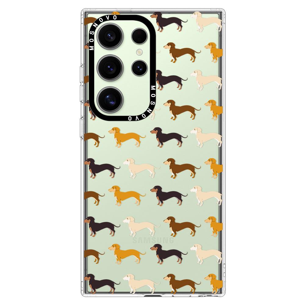 Cute Dachshund Phone Case - Samsung Galaxy S24 Ultra Case - MOSNOVO