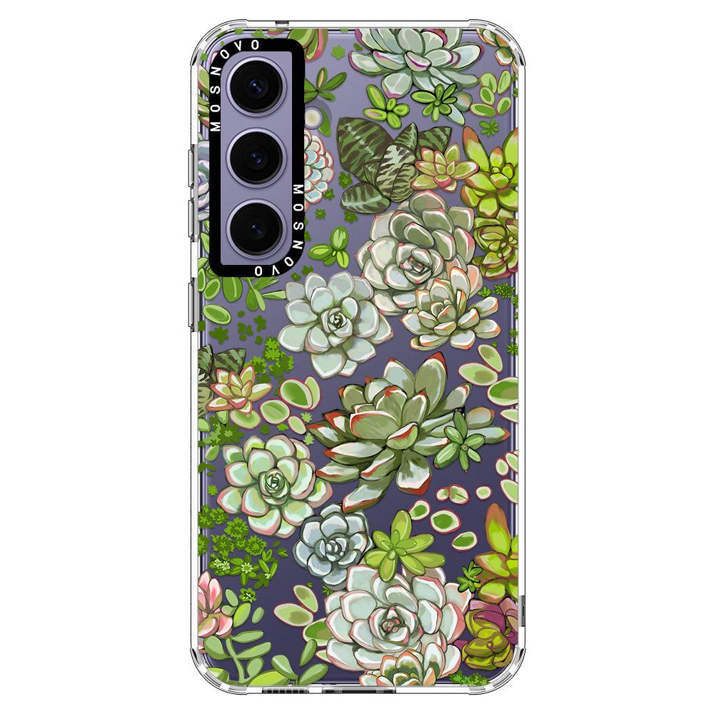 Succulents Phone Case - Samsung Galaxy S24 Plus Case - MOSNOVO