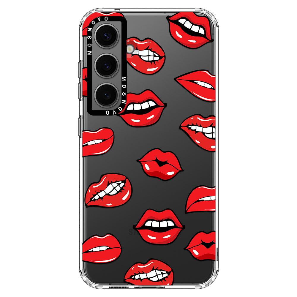 Hot Lips Phone Case - Samsung Galaxy S24 Case - MOSNOVO