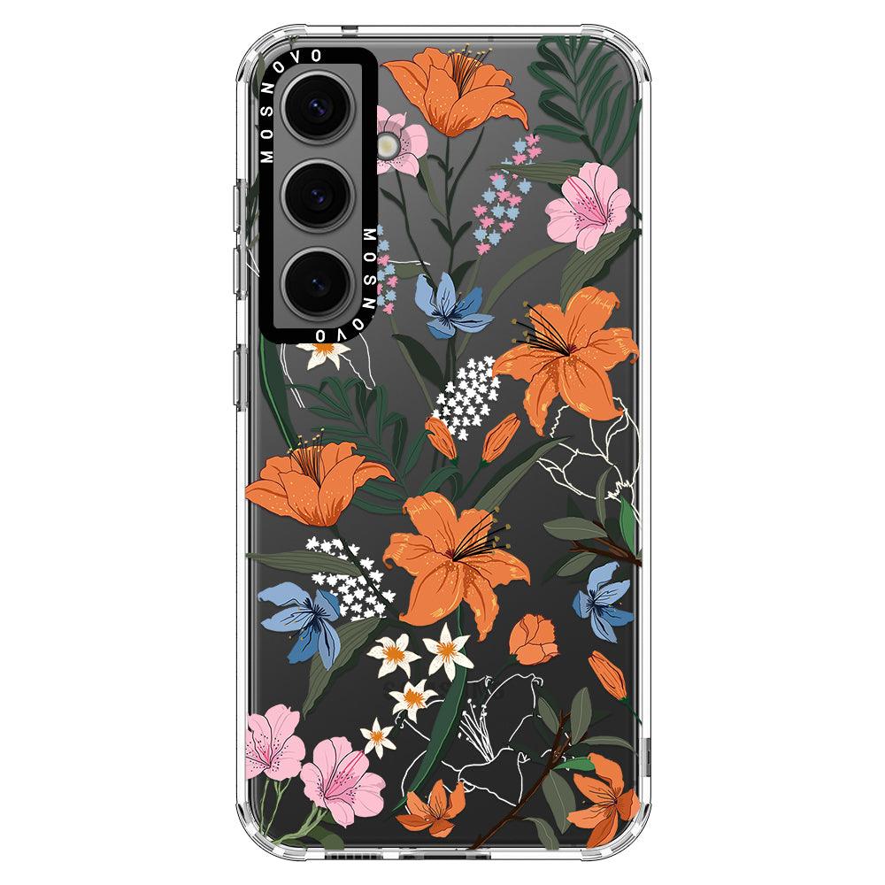 Lily Garden Phone Case - Samsung Galaxy S24 Case - MOSNOVO