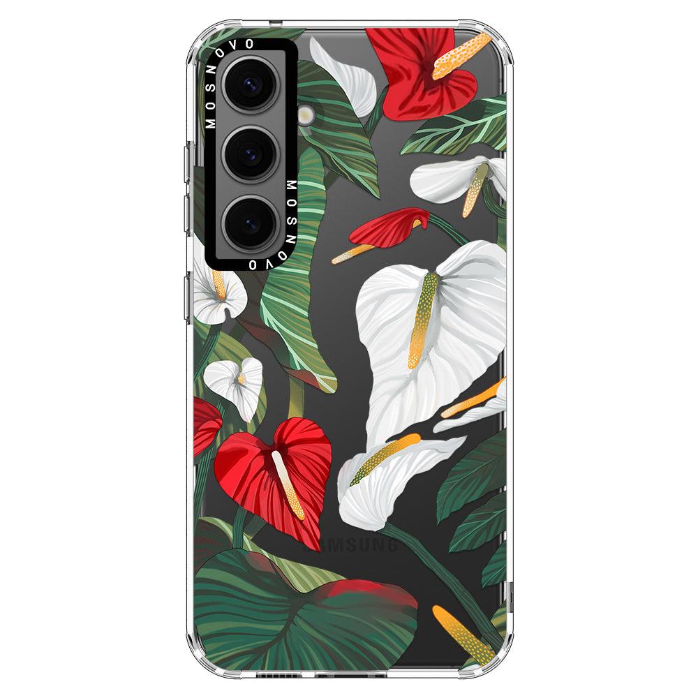 Anthurium Phone Case - Samsung Galaxy S24 Case - MOSNOVO