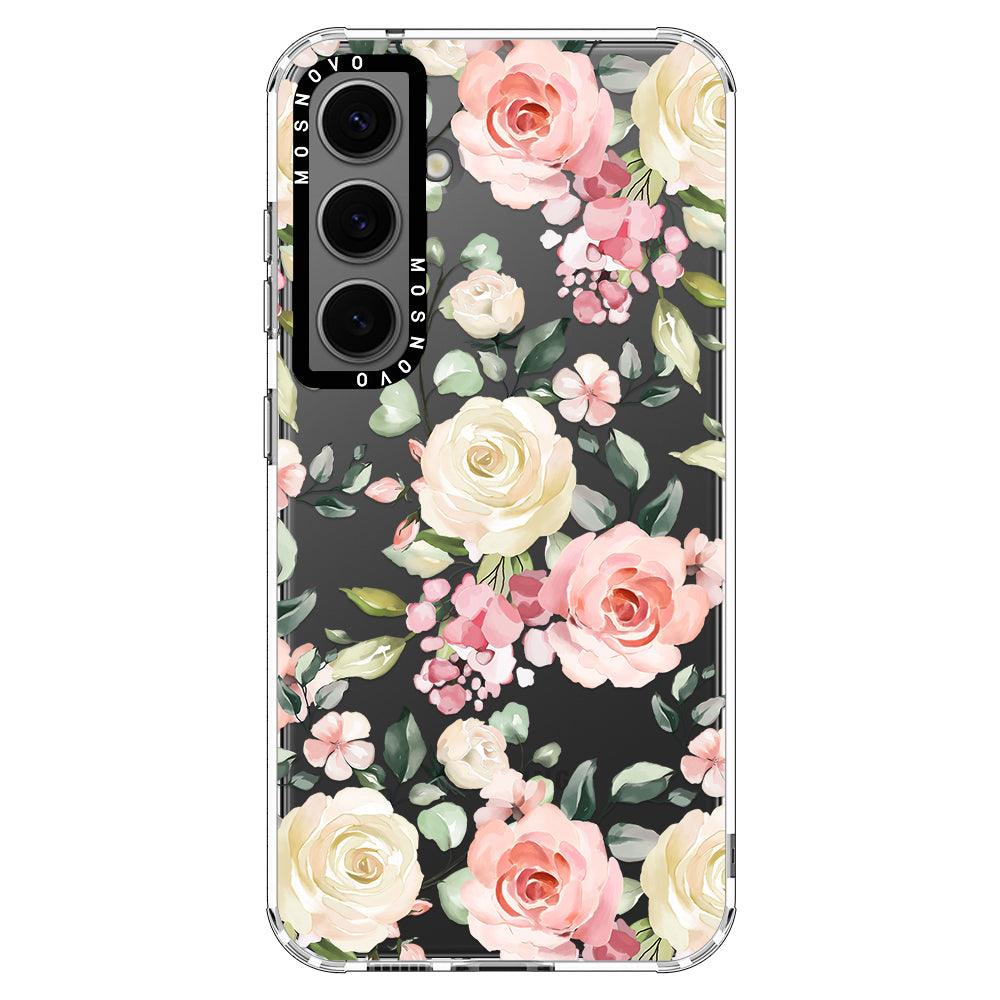 Watercolor Floral Phone Case - Samsung Galaxy S24 Case - MOSNOVO