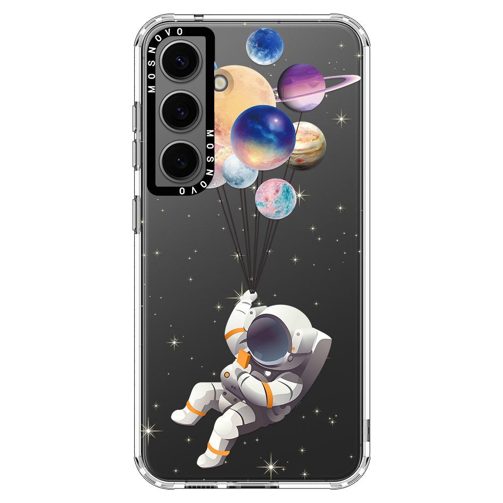 Astronaut Planet Phone Case - Samsung Galaxy S24 Case - MOSNOVO