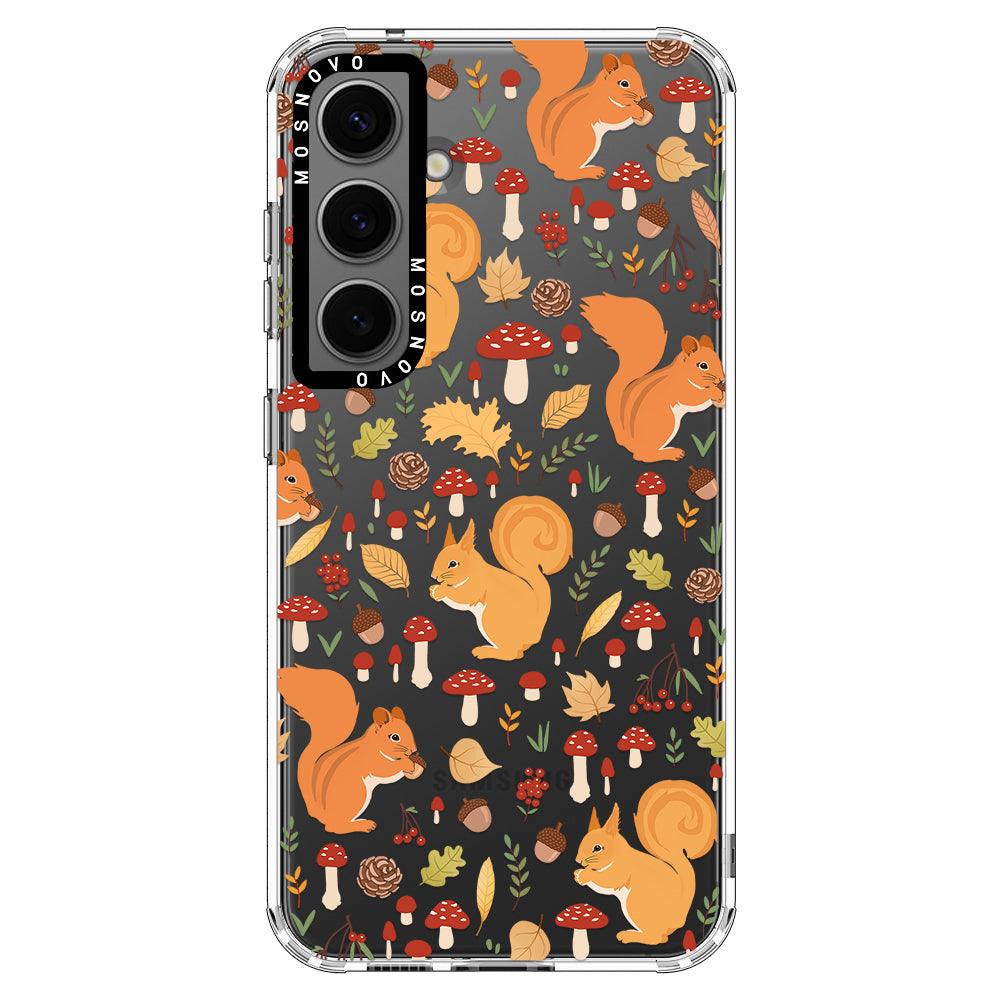 Autumn Squirrel Phone Case - Samsung Galaxy S24 Plus Case - MOSNOVO