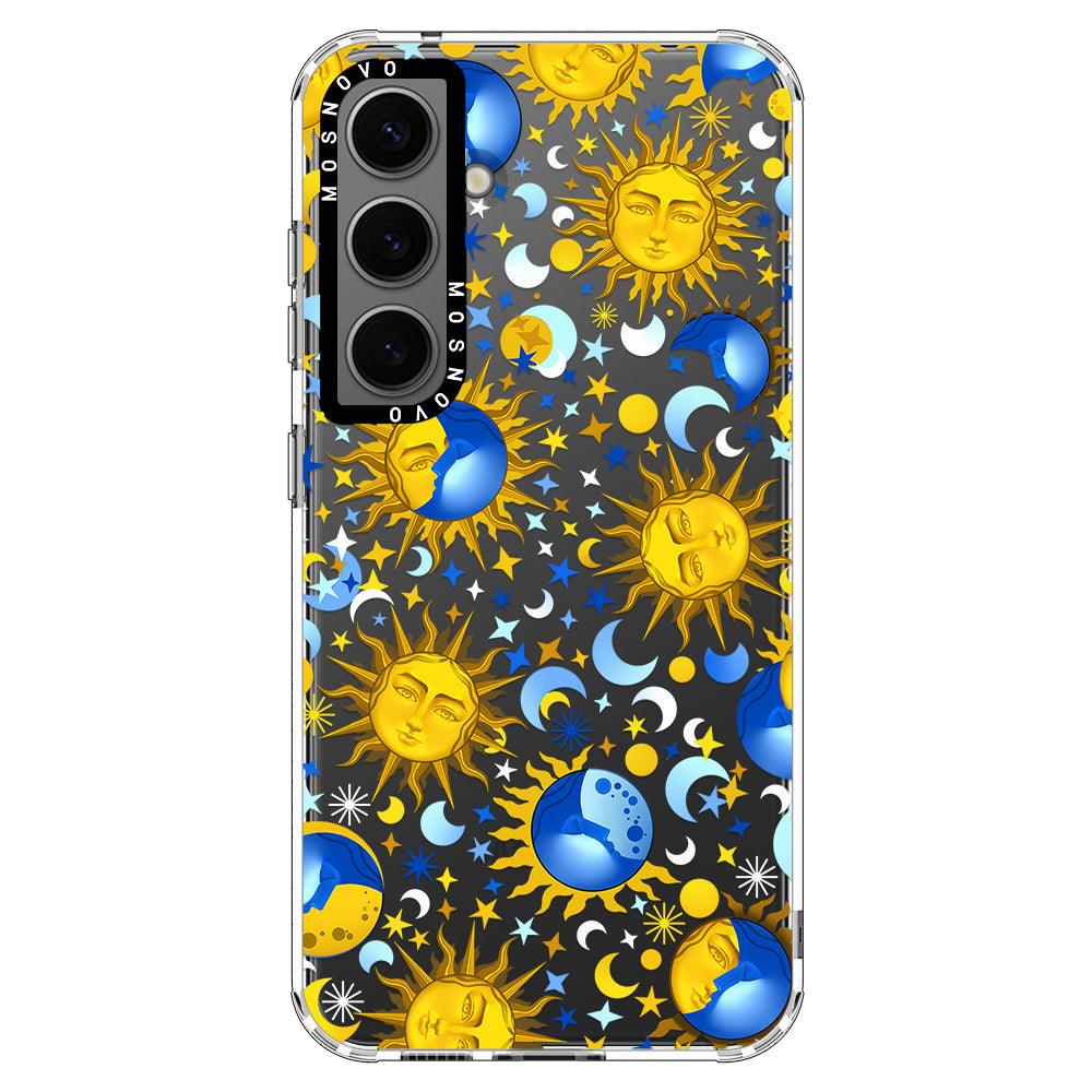 Celestial Sun Moon Phone Case - Samsung Galaxy S24 Plus Case - MOSNOVO