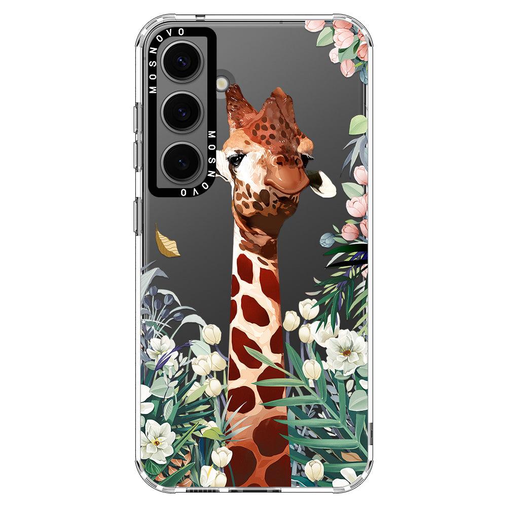 Giraffe Garden Phone Case - Samsung Galaxy S24 Case - MOSNOVO