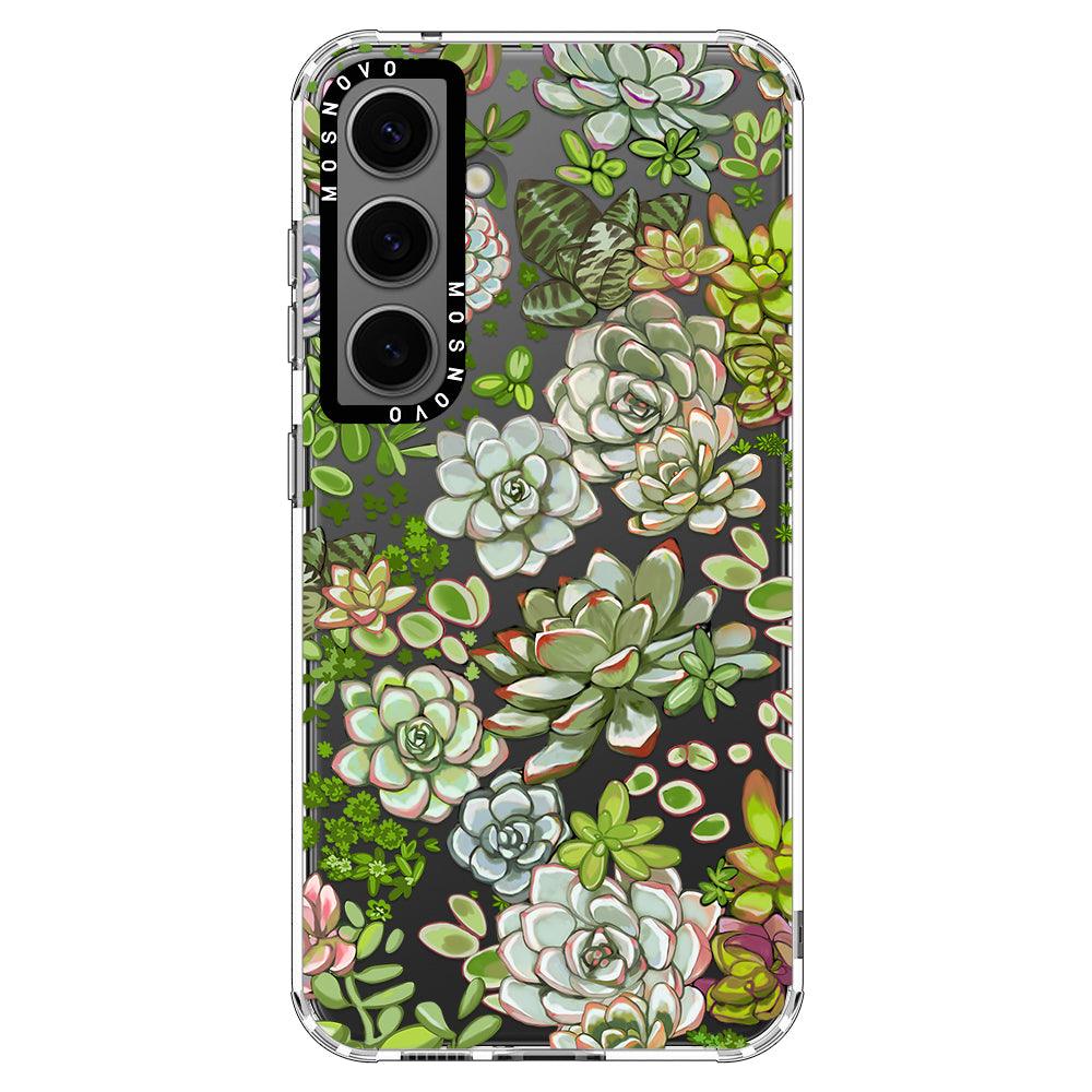 Succulents Phone Case - Samsung Galaxy S24 Case - MOSNOVO