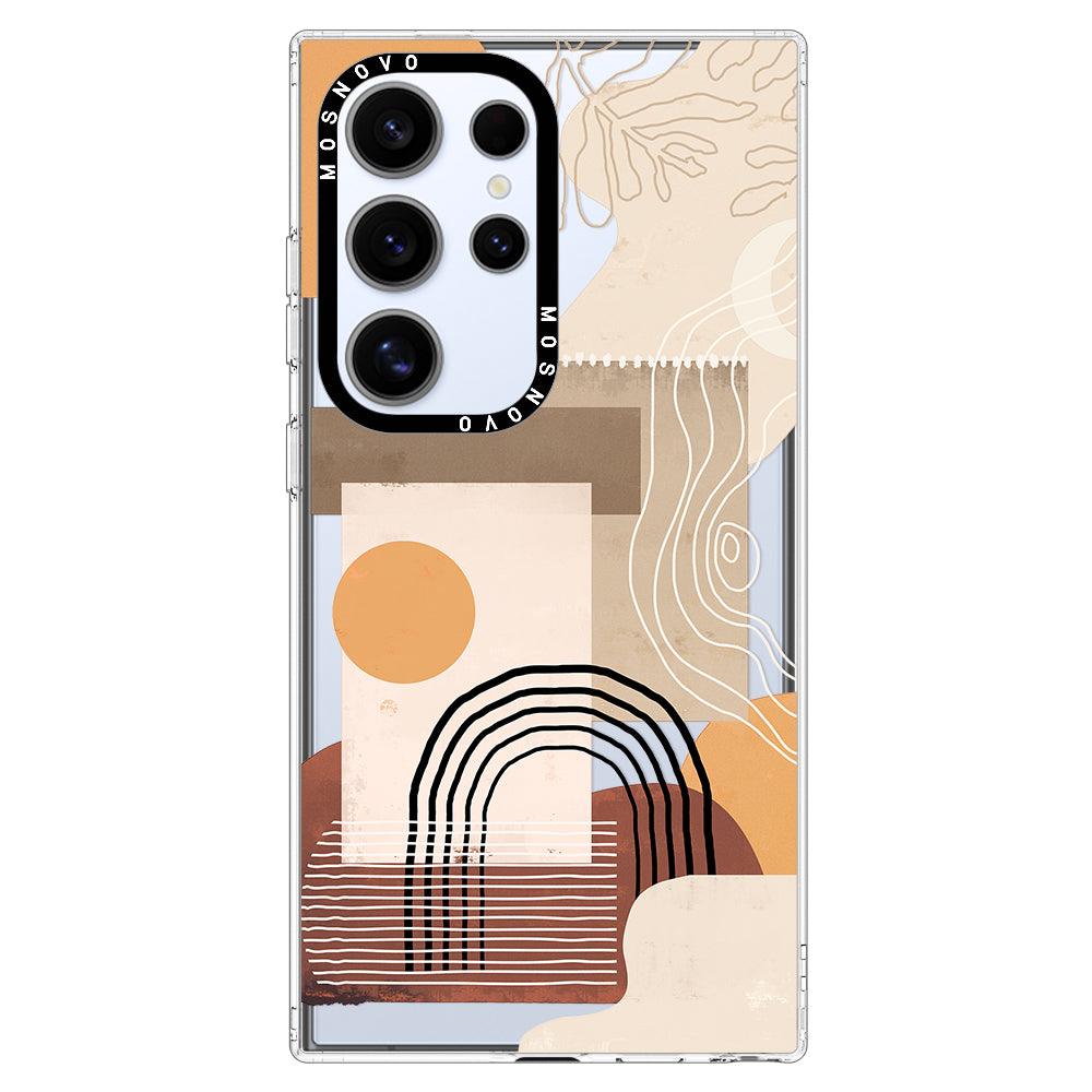 Minimalist Abstract Art Phone Case - Samsung Galaxy S24 Ultra Case - MOSNOVO