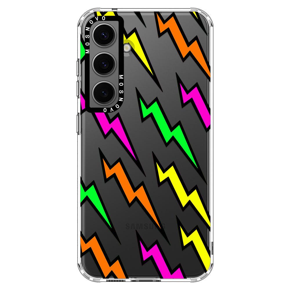 Colorful Lightning Phone Case - Samsung Galaxy S24 Case - MOSNOVO