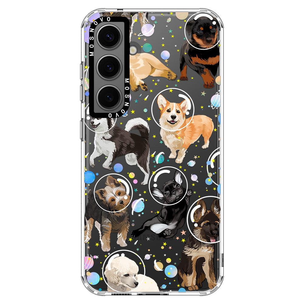 Space Dog Phone Case - Samsung Galaxy S24 Plus Case - MOSNOVO