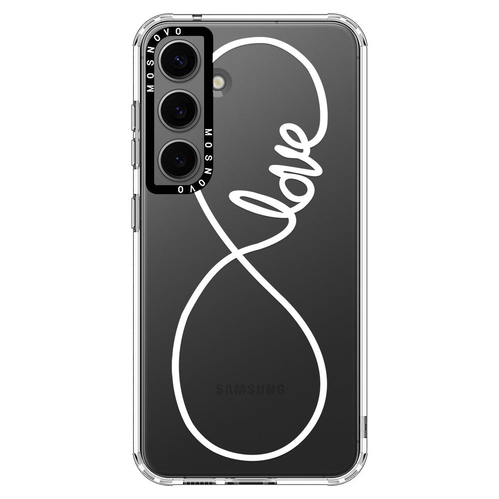 Infinity Love Phone Case - Samsung Galaxy S24 Plus Case - MOSNOVO