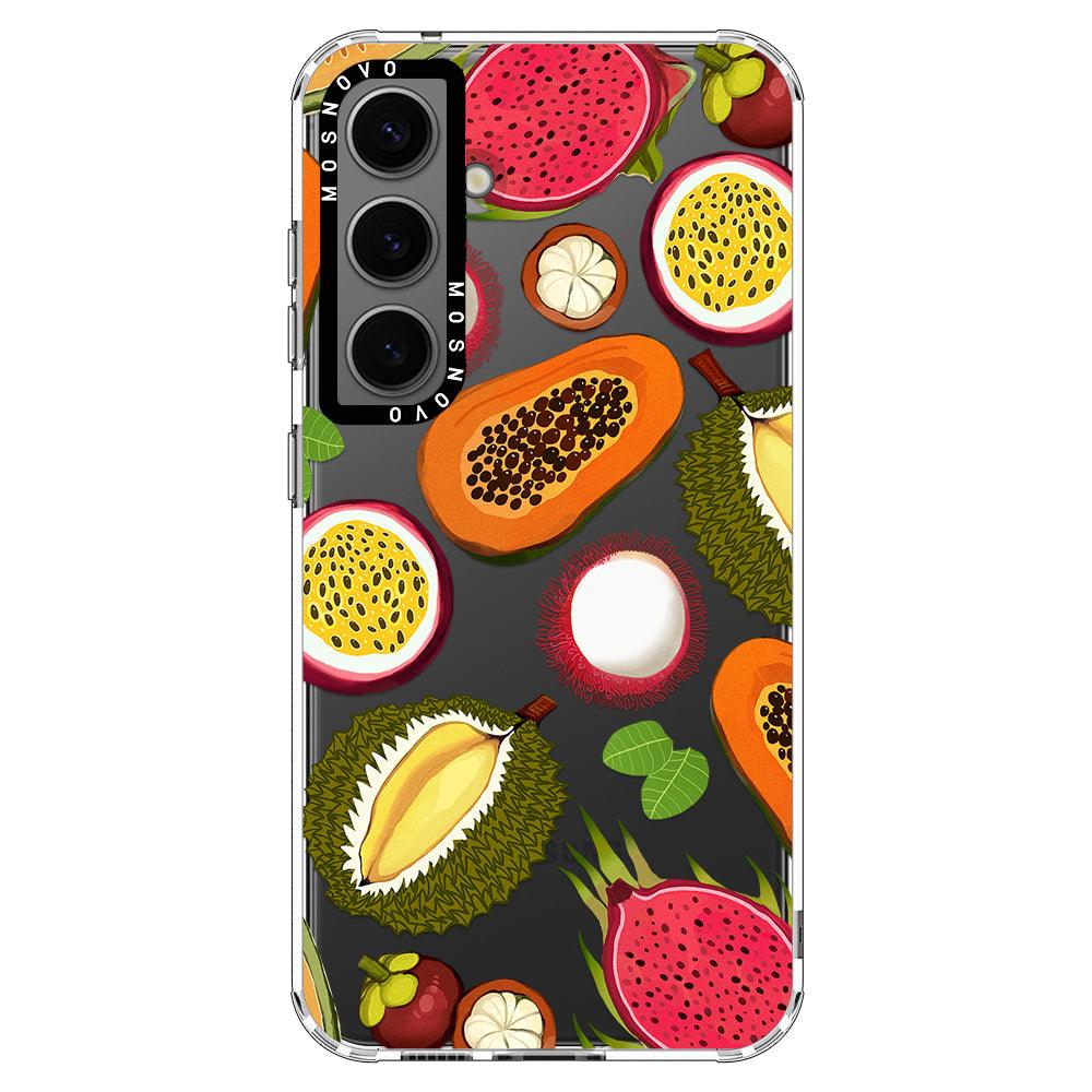 Tropical Fruits Phone Case - Samsung Galaxy S24 Plus Case - MOSNOVO