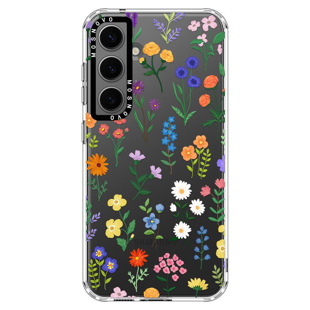 Botanical Floral Phone Case - Samsung Galaxy S24 Plus Case - MOSNOVO