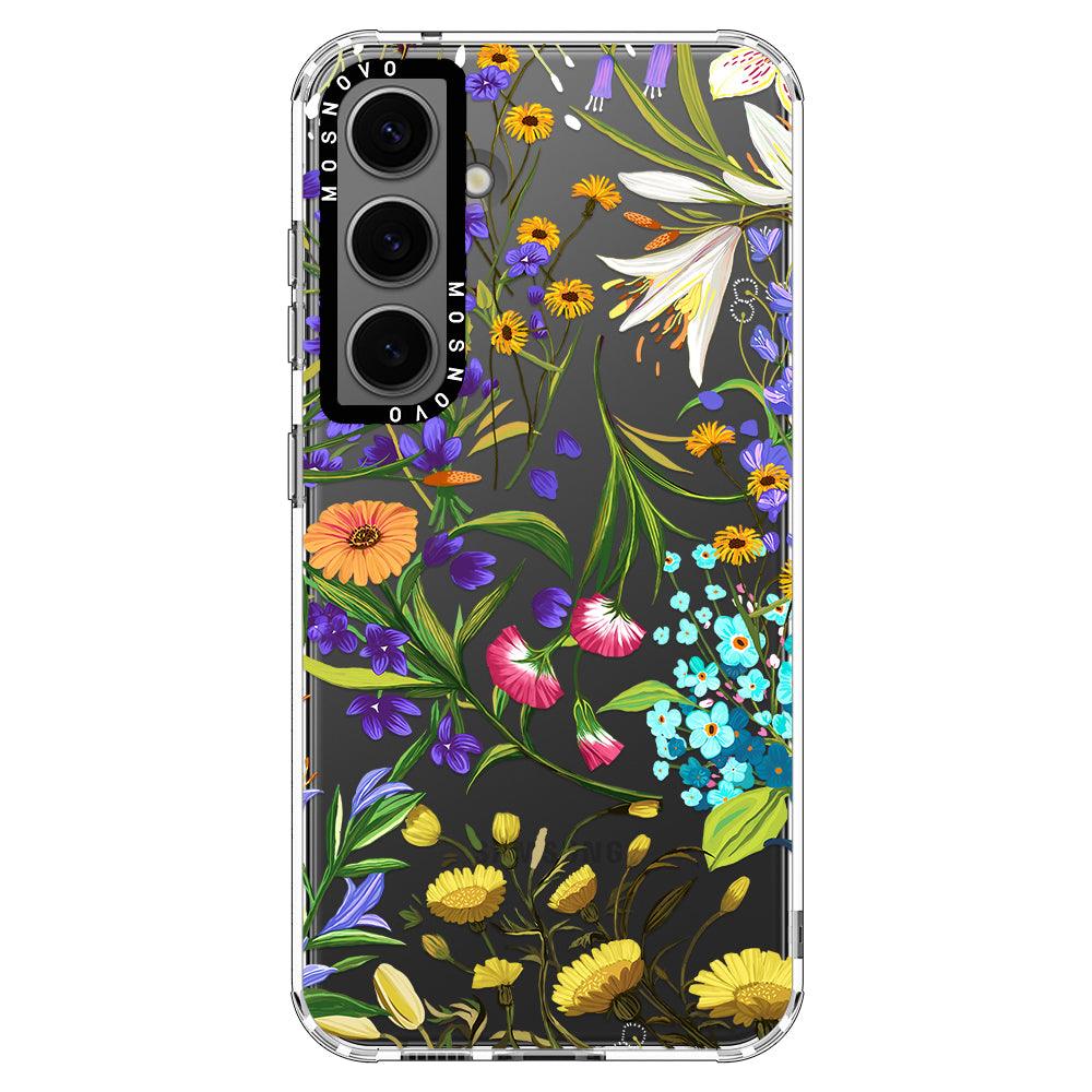 Floral Garden Phone Case - Samsung Galaxy S24 Plus Case - MOSNOVO