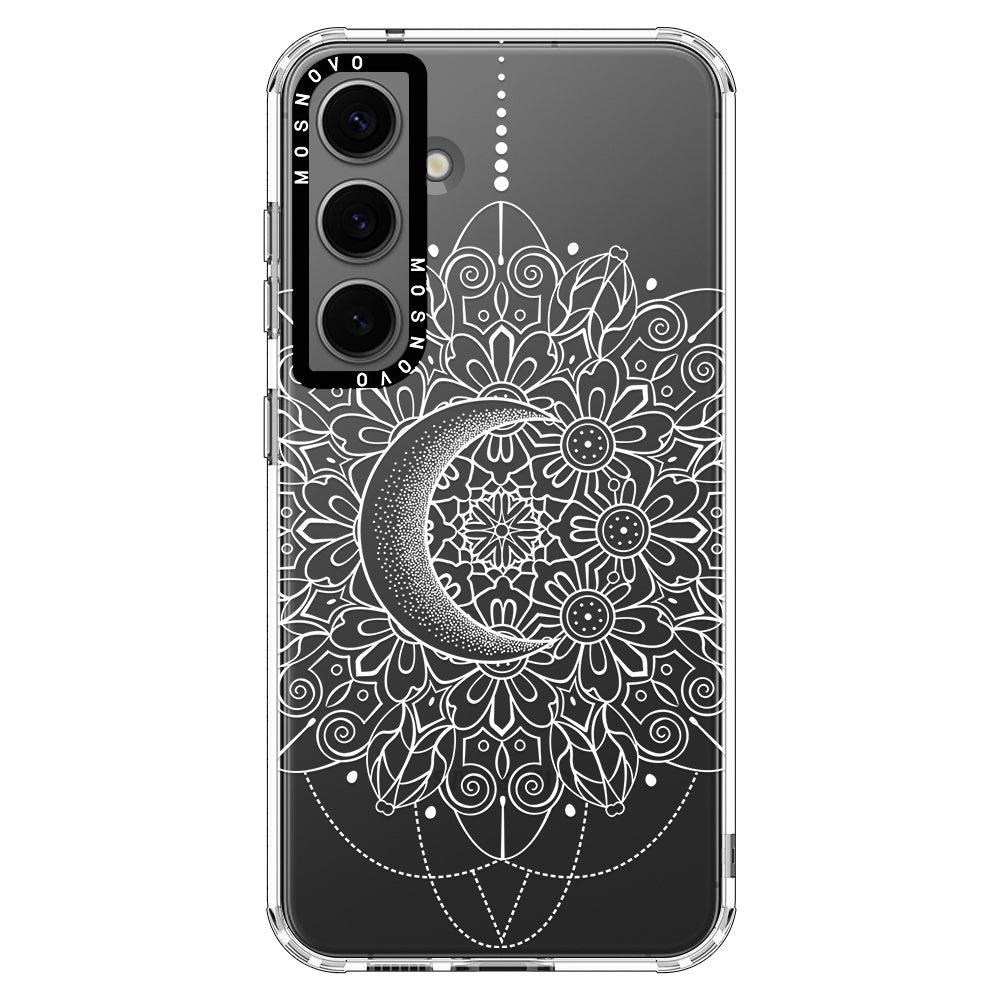 Moon Henna Phone Case - Samsung Galaxy S24 Plus Case - MOSNOVO