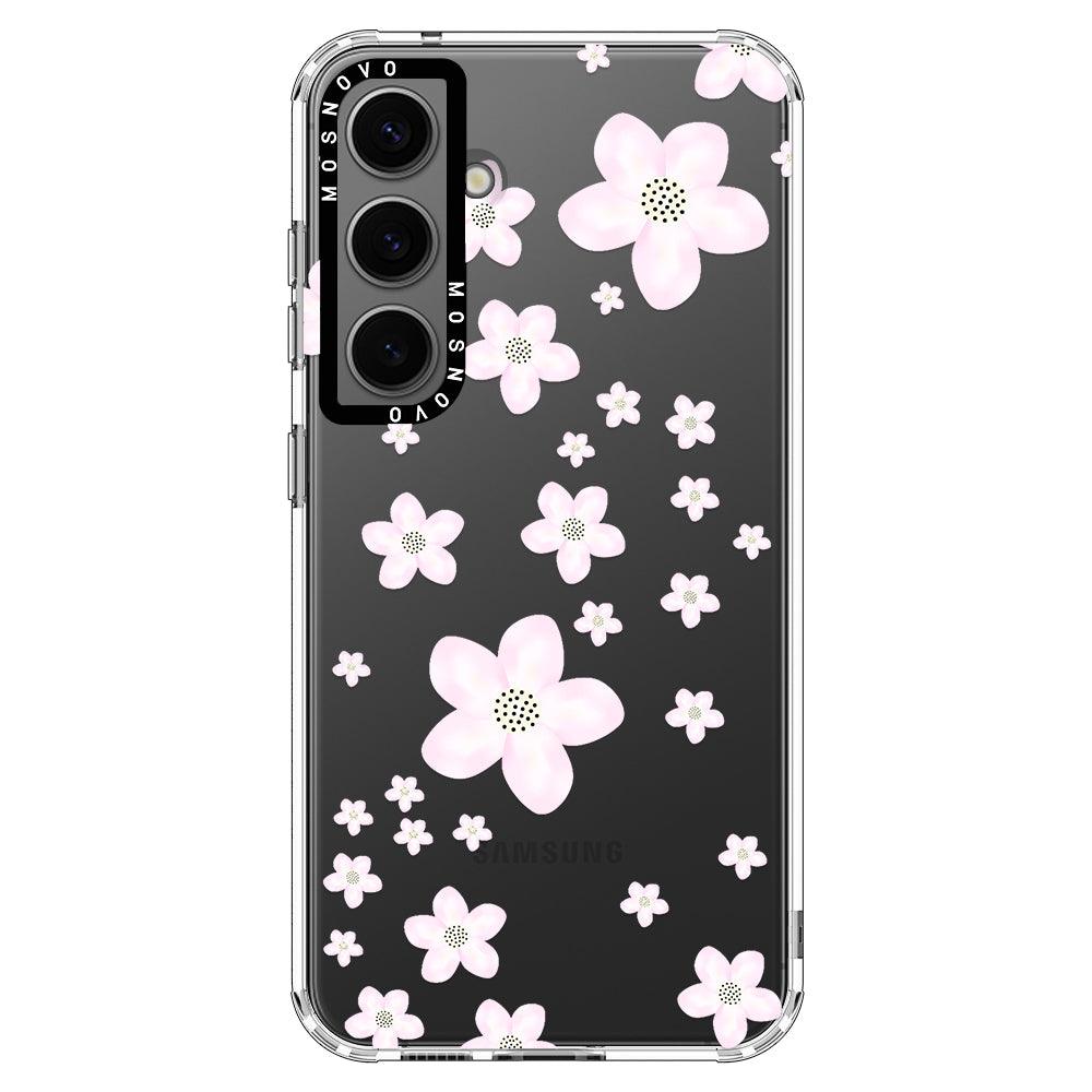 Pink Cherry Blossoms Phone Case - Samsung Galaxy S24 Plus Case - MOSNOVO