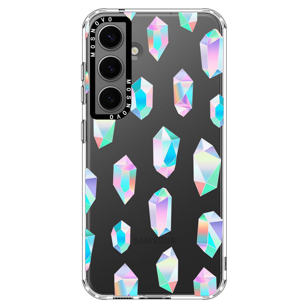 Crystal Gradient Diamond Phone Case - Samsung Galaxy S24 Case - MOSNOVO