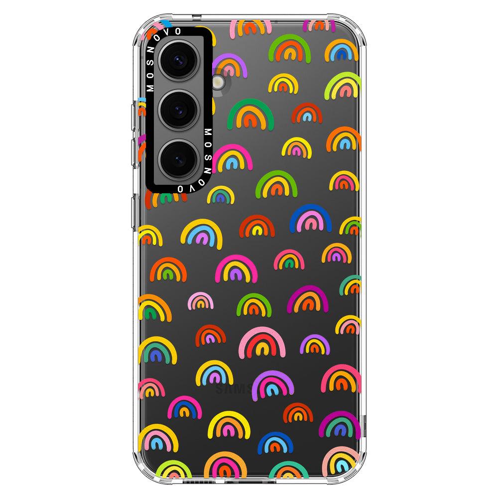 Aesthetic Rainbow Phone Case - Samsung Galaxy S24 Case - MOSNOVO