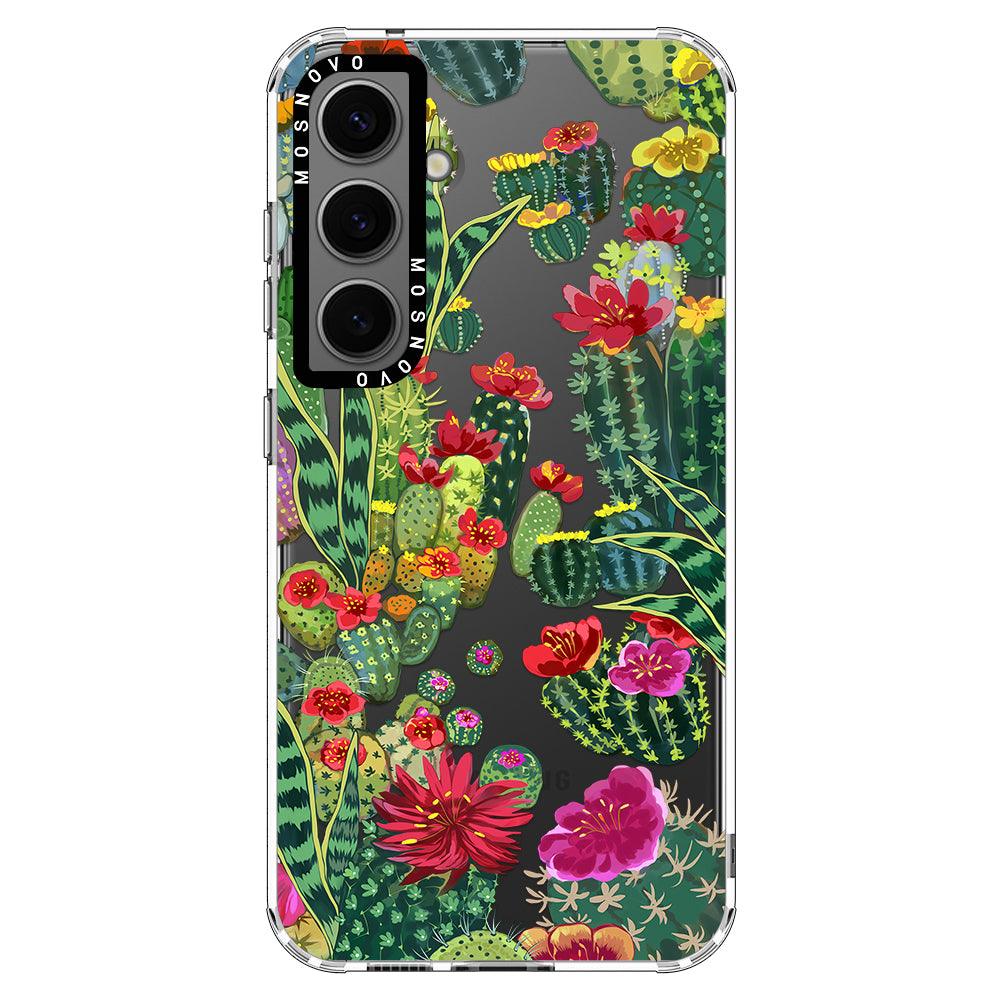 Cactus Garden Phone Case - Samsung Galaxy S24 Plus Case - MOSNOVO