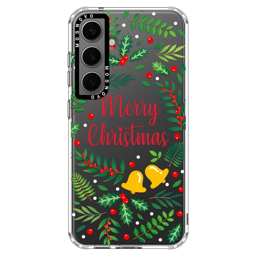 Merry Christmas Phone Case - Samsung Galaxy S24 Plus Case - MOSNOVO