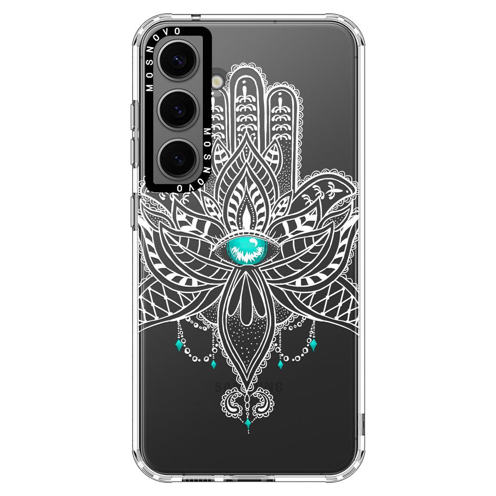 Hamsa Hand Phone Case - Samsung Galaxy S24 Plus Case - MOSNOVO