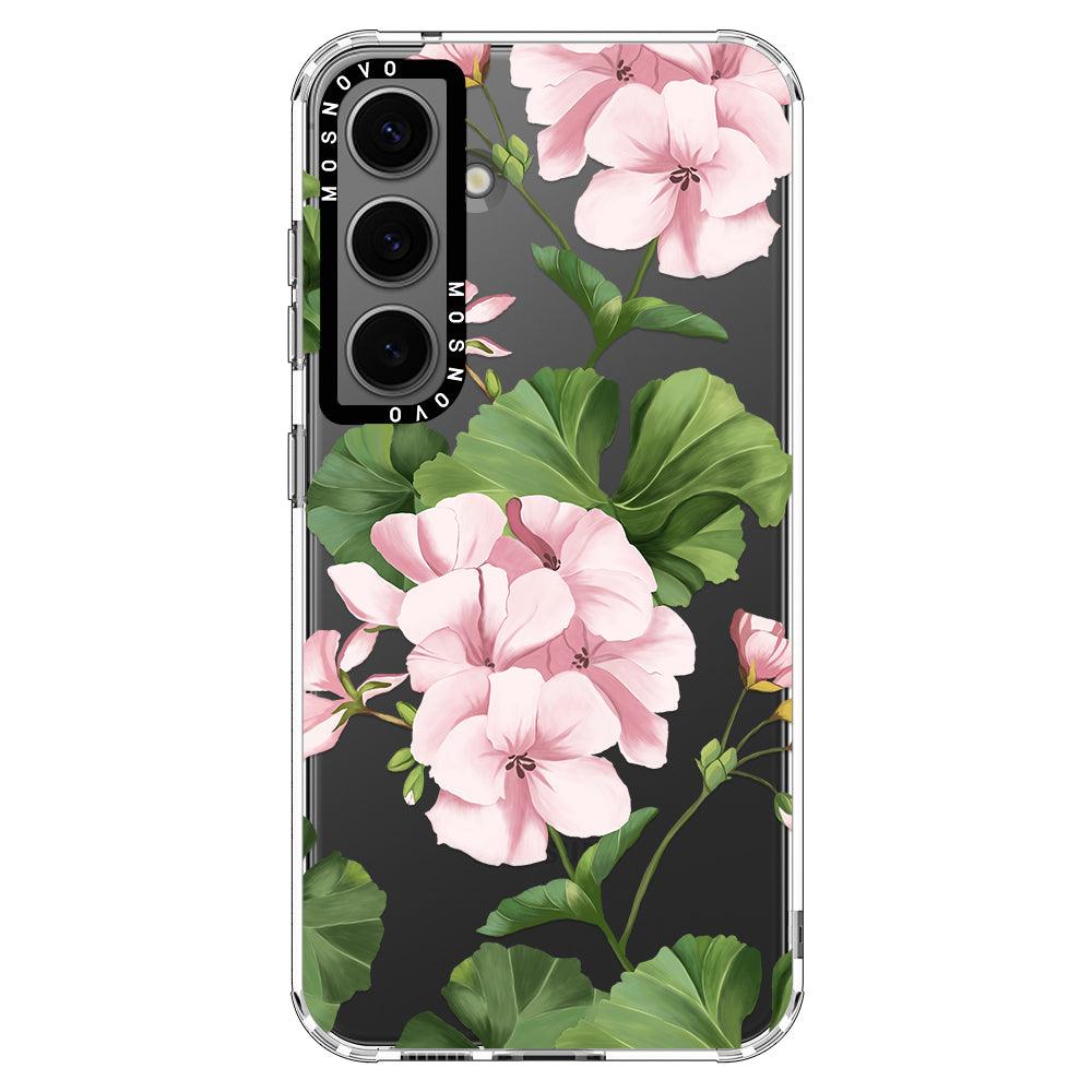 Geranium Phone Case - Samsung Galaxy S24 Case - MOSNOVO