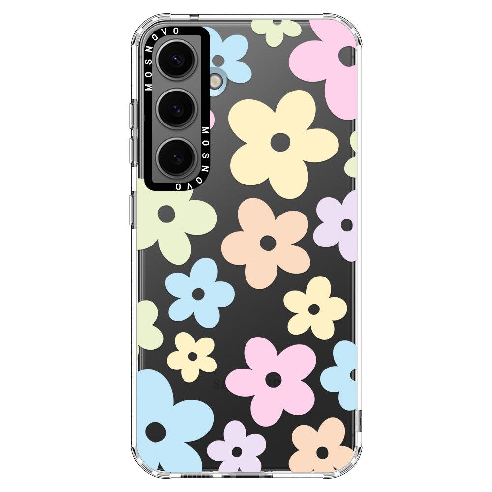 Pastel Flower Phone Case - Samsung Galaxy S24 Plus Case