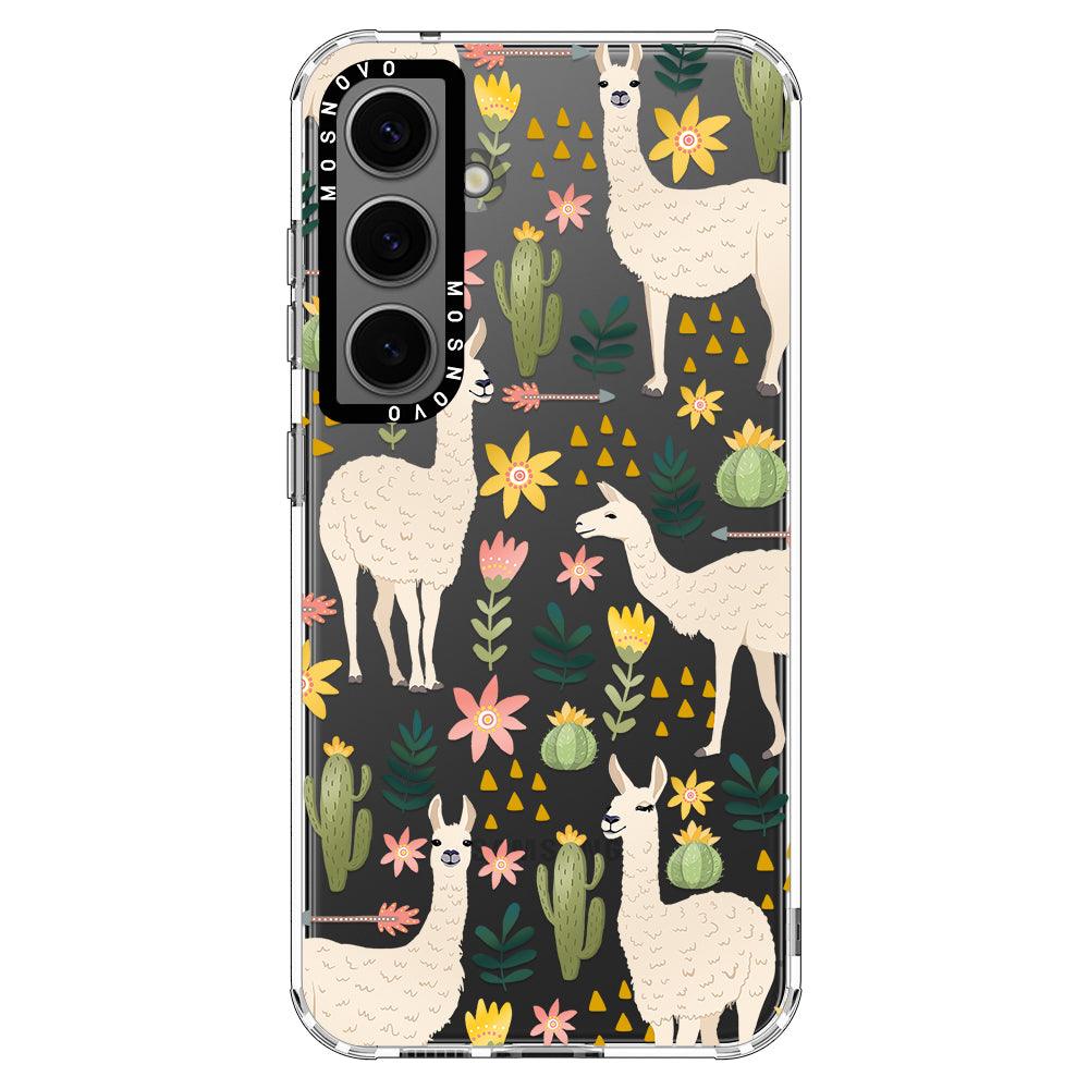 Desert Llama Phone Case - Samsung Galaxy S24 Case - MOSNOVO