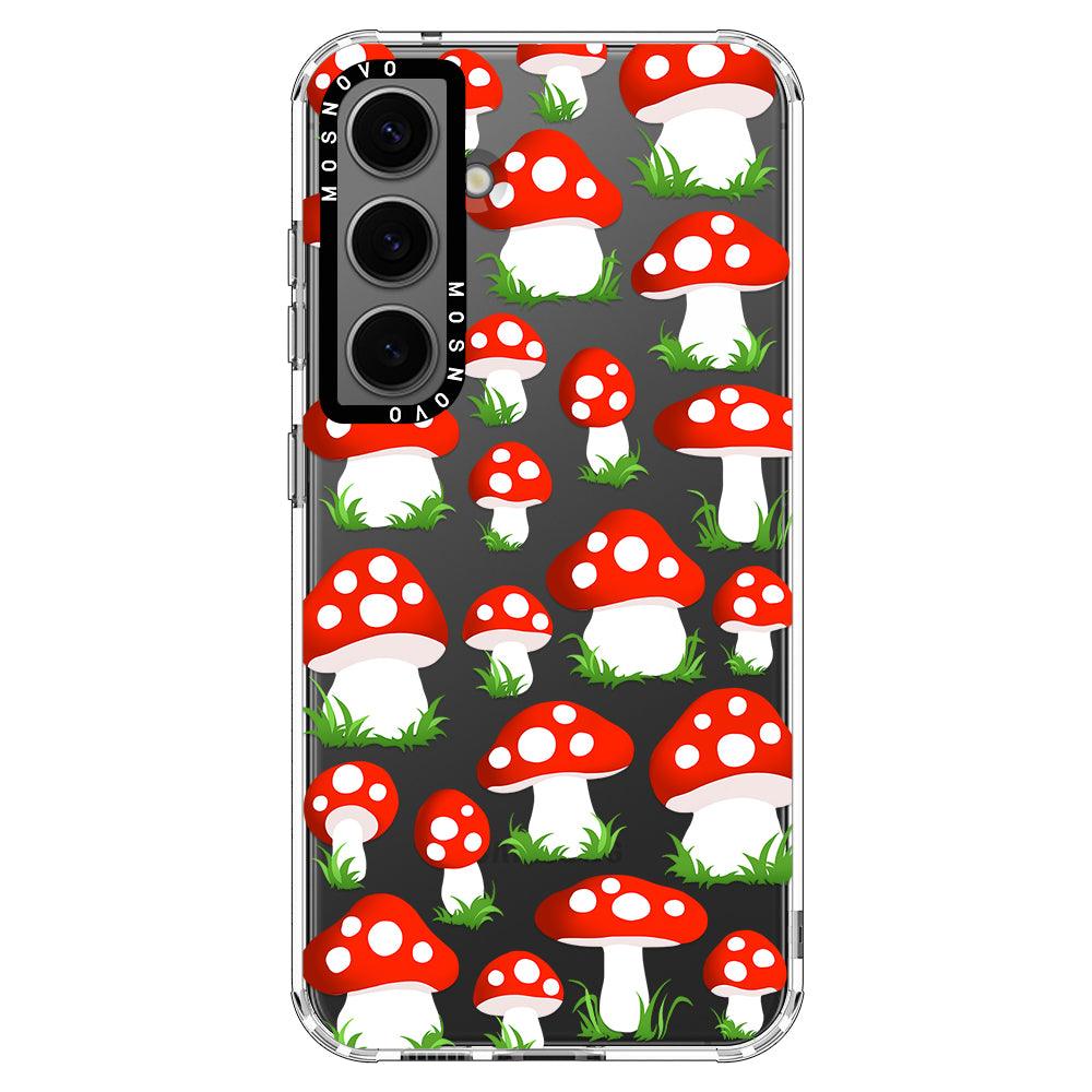 Cute Mushroom Phone Case - Samsung Galaxy S24 Plus Case - MOSNOVO