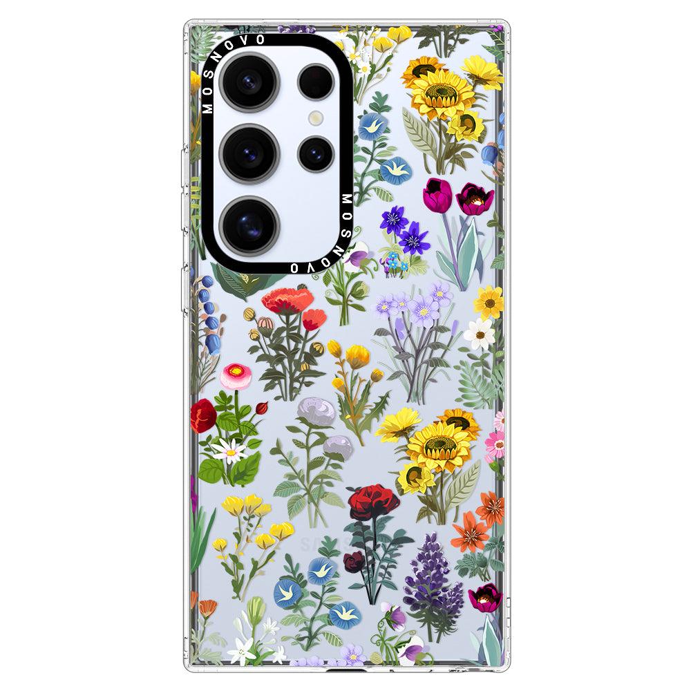 Wildflowers Phone Case - Samsung Galaxy S24 Ultra Case - MOSNOVO