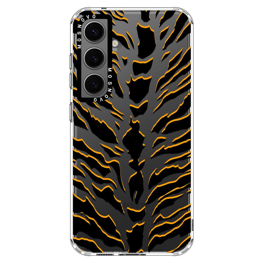 Tiger Print Phone Case - Samsung Galaxy S24 Case - MOSNOVO