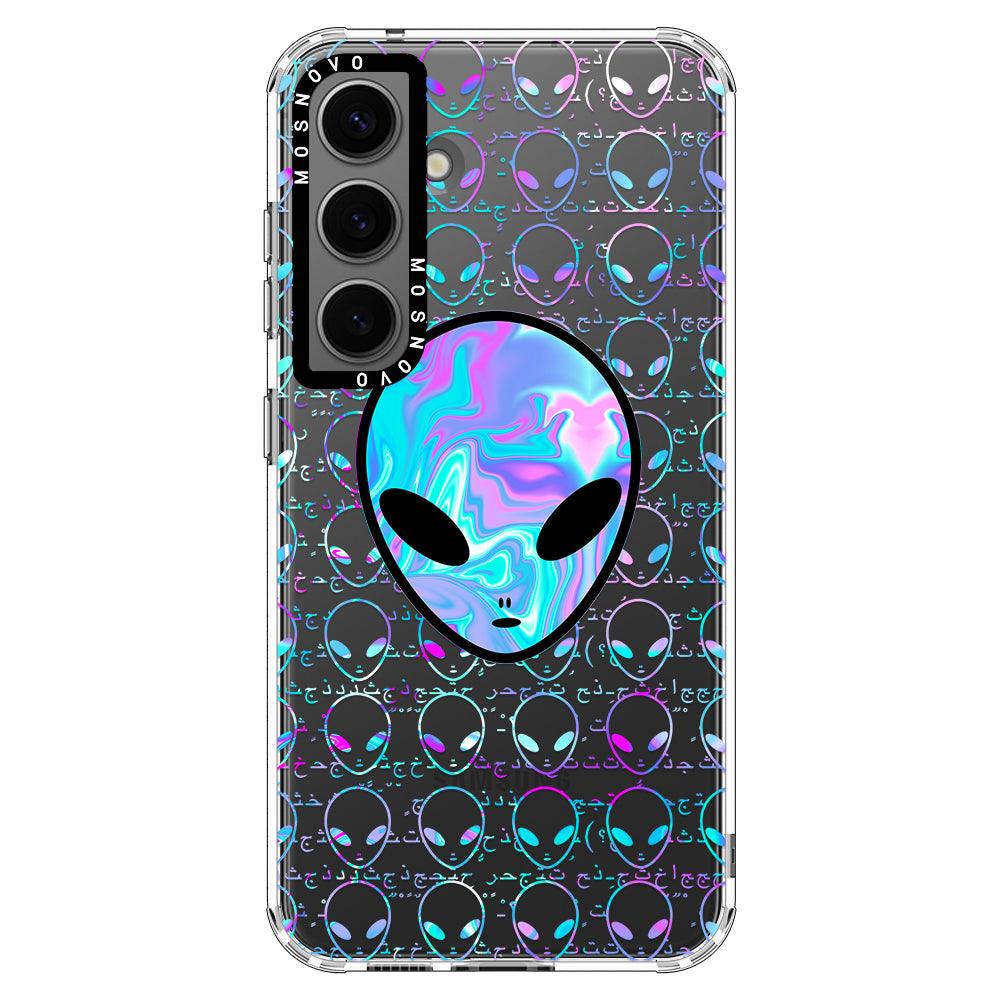 Space Alien Phone Case - Samsung Galaxy S24 Plus Case - MOSNOVO