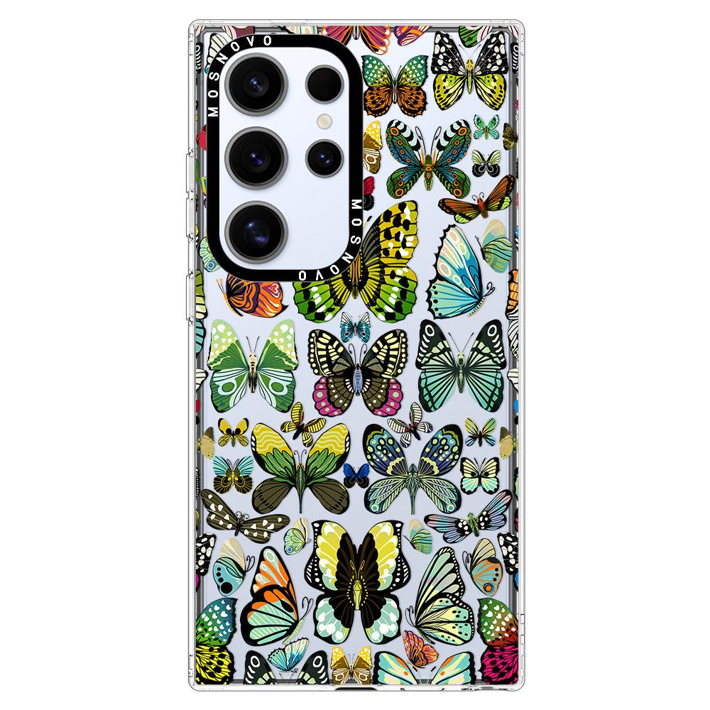 Butterflies Phone Case - Samsung Galaxy S24 Ultra Case - MOSNOVO