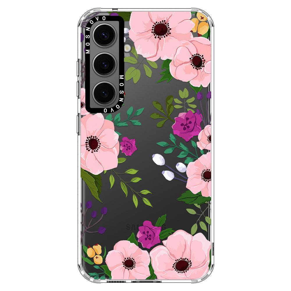 Watercolor Floral Phone Case - Samsung Galaxy S24 Case - MOSNOVO