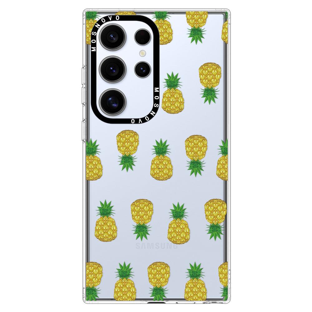 Cute Hawaiian Pineapple Phone Case - Samsung Galaxy S24 Ultra Case - MOSNOVO