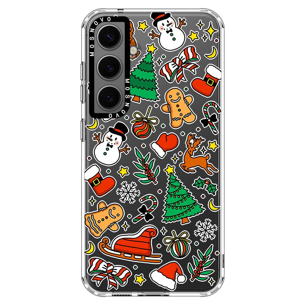 Christmas Xmas Decoration Phone Case - Samsung Galaxy S24 Case - MOSNOVO