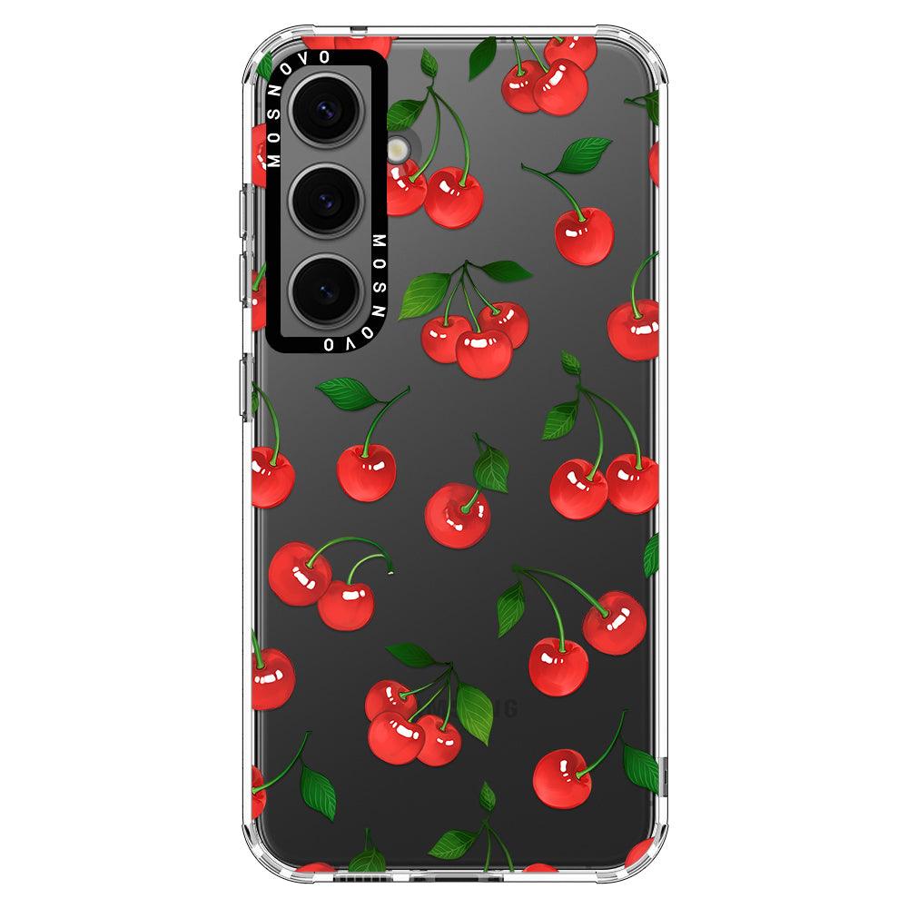 Cute Cherry Phone Case - Samsung Galaxy S24 Case - MOSNOVO