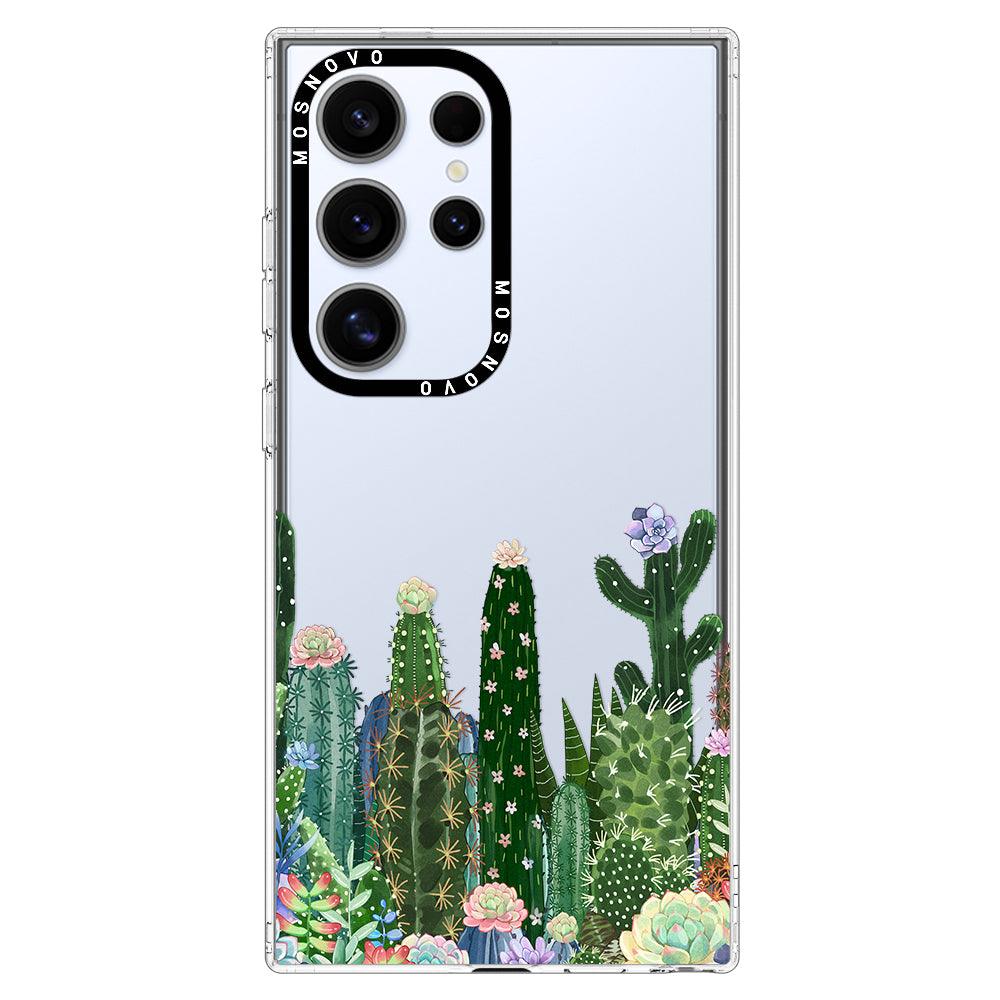 Succulents Garden Phone Case - Samsung Galaxy S24 Ultra Case - MOSNOVO