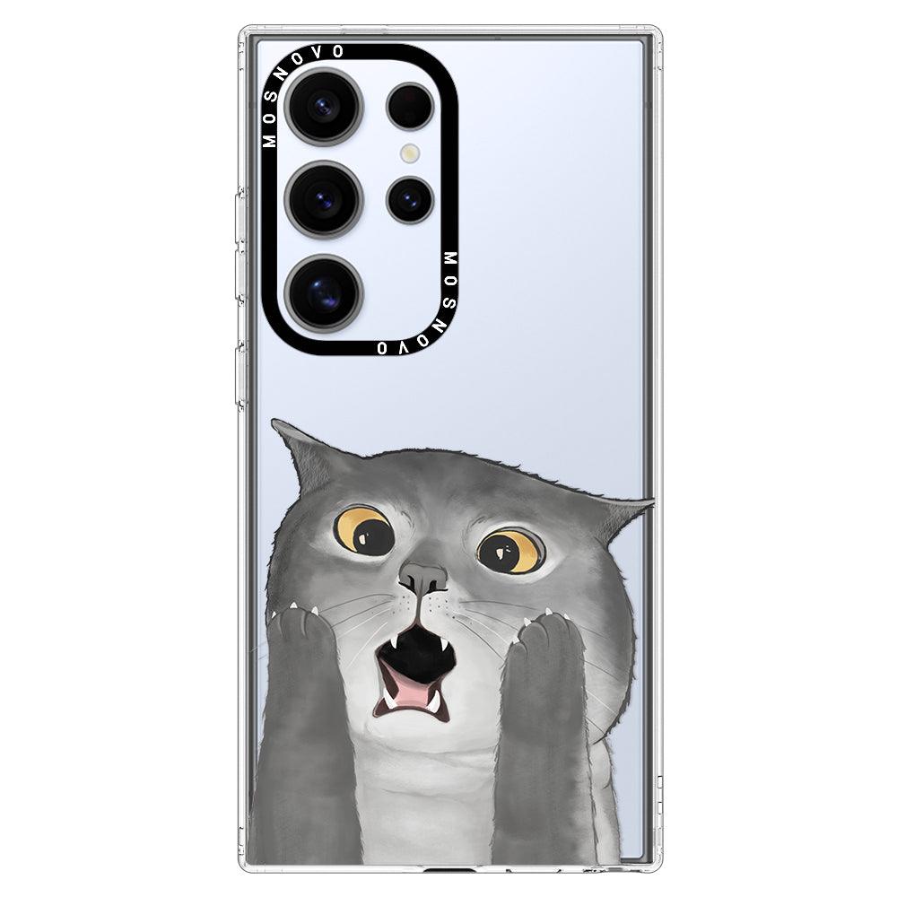 OMG Cat Phone Case - Samsung Galaxy S24 Ultra Case - MOSNOVO