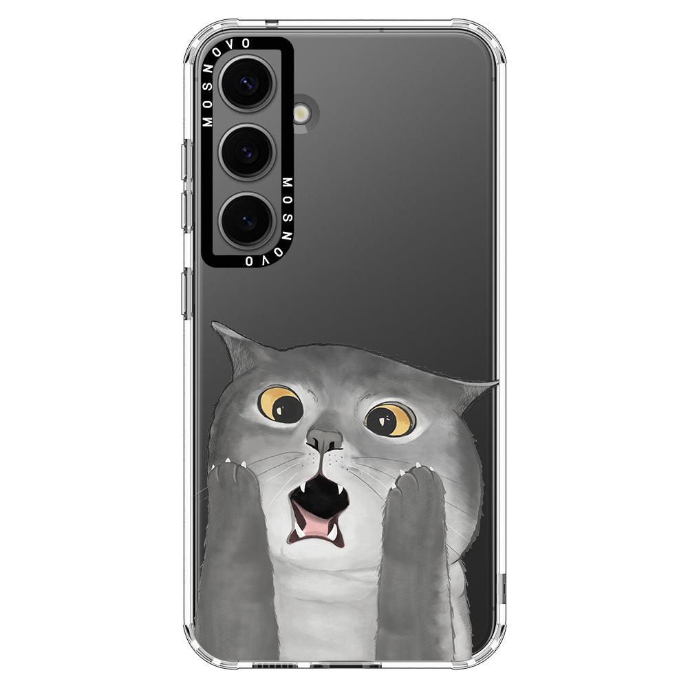 OMG Cat Phone Case - Samsung Galaxy S24 Plus Case - MOSNOVO