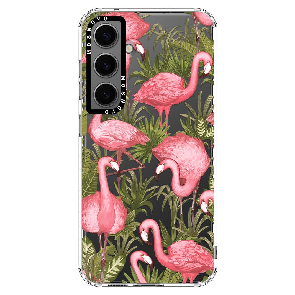 Flamingo Art Phone Case - Samsung Galaxy S24 Plus Case - MOSNOVO