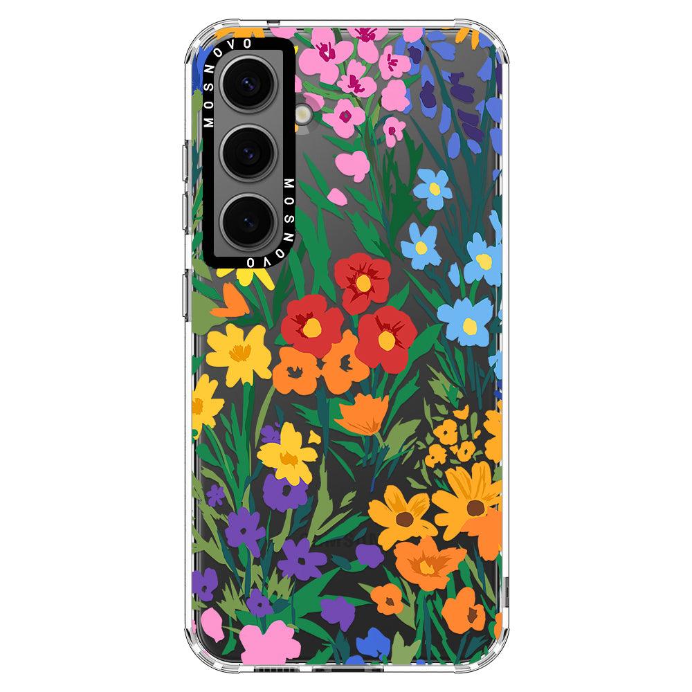 Spring Botanical Flower Phone Case - Samsung Galaxy S24 Case - MOSNOVO