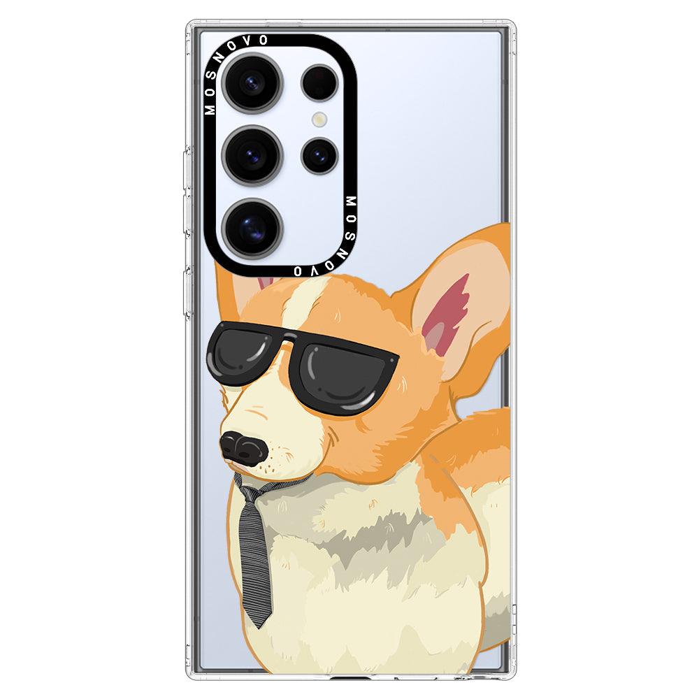 Fluffy Corgi Phone Case - Samsung Galaxy S24 Ultra Case - MOSNOVO