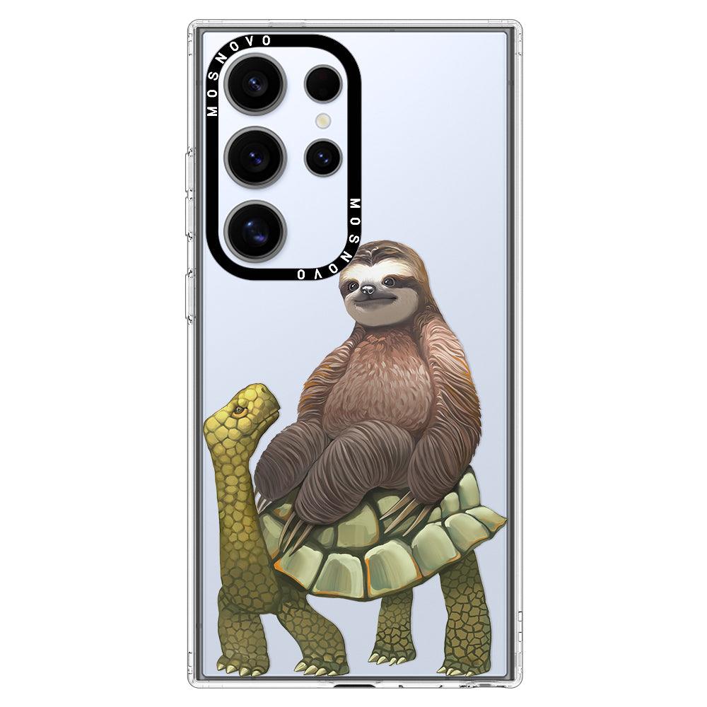 Sloth Turtle Phone Case - Samsung Galaxy S24 Ultra Case - MOSNOVO