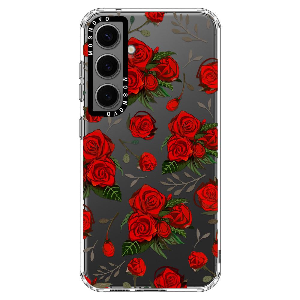 Roses Phone Case - Samsung Galaxy S24 Case - MOSNOVO