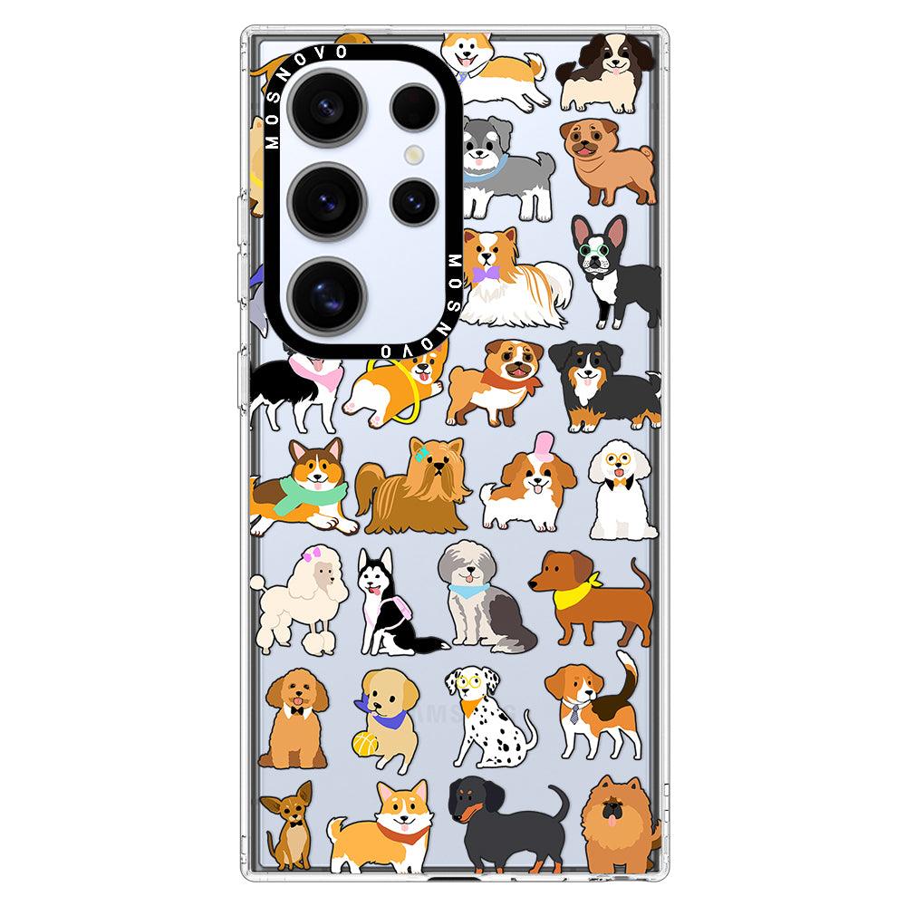 Cute Dogs Phone Case - Samsung Galaxy S24 Ultra Case - MOSNOVO