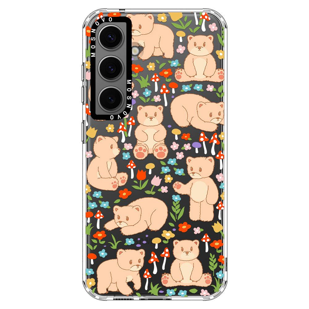 Cute Bear Phone Case - Samsung Galaxy S24 Case - MOSNOVO