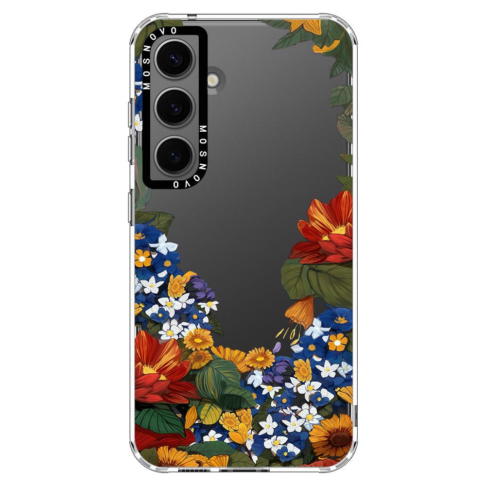 Floral Garden Phone Case - Samsung Galaxy S24 Case - MOSNOVO