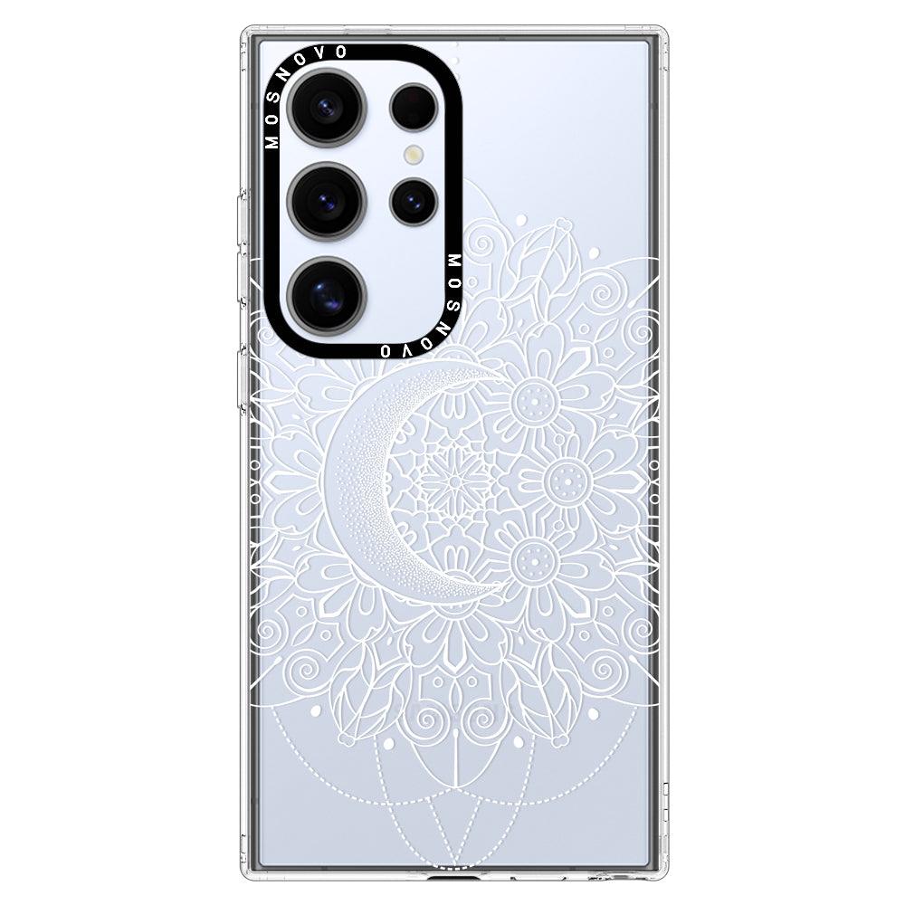 Moon Henna Phone Case - Samsung Galaxy S24 Ultra Case - MOSNOVO