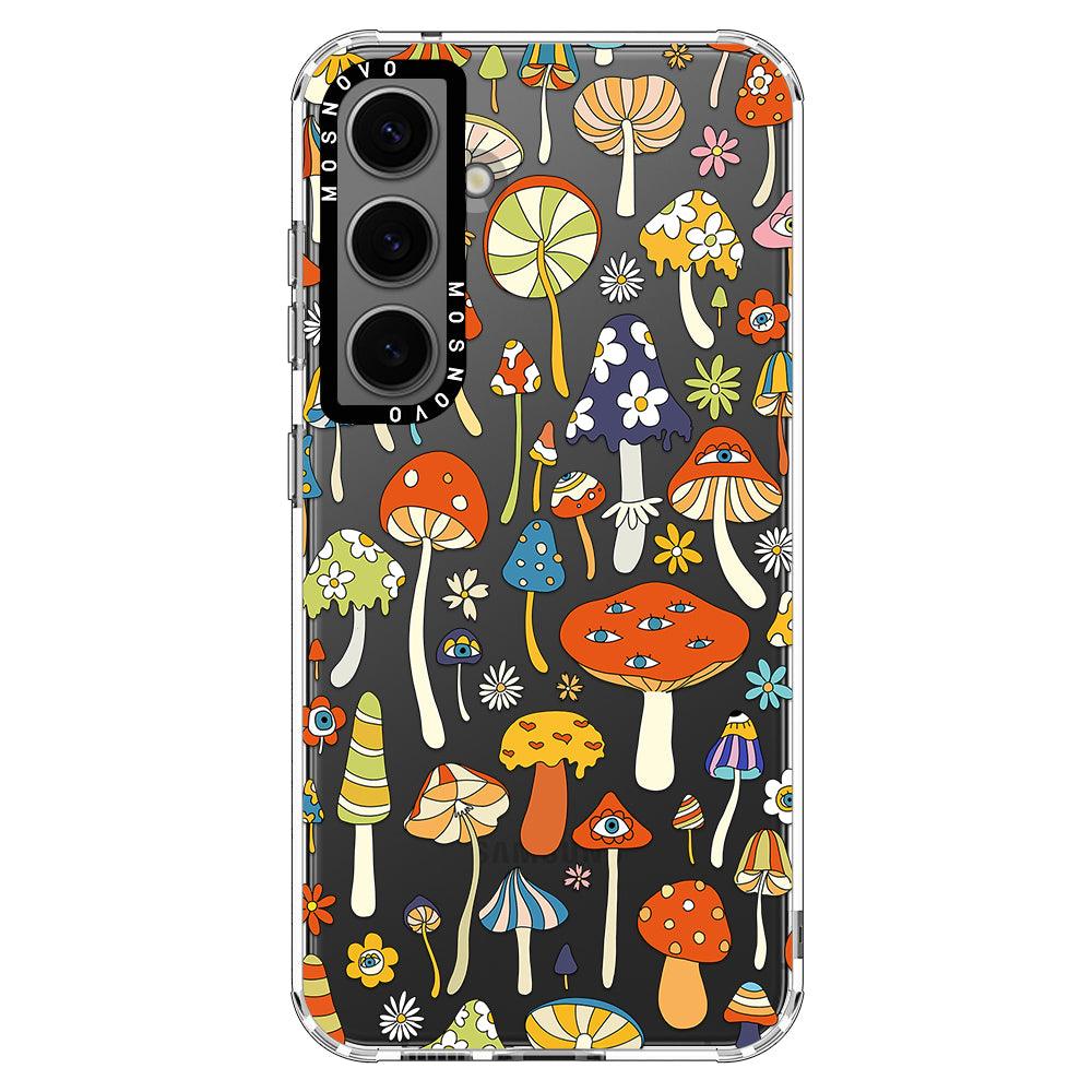 Mushroom Art Phone Case - Samsung Galaxy S24 Case